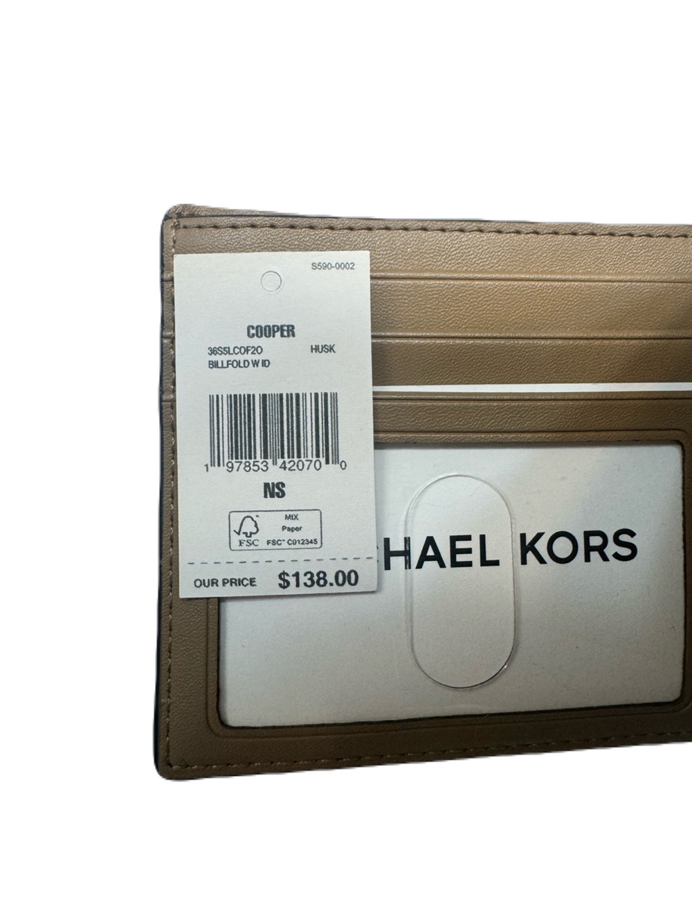 Michael Kors Cooper Ombré Signature Logo Billfold Wallet - Picture 4 of 4